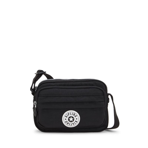 Bolso bandolera pequeño Kipling Sisko negro