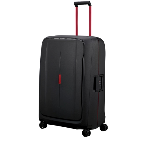 maleta samsonite essens negro rojo | maletas rigidas