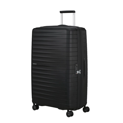 maleta american tourister grande fastforward negro lateral | maletas rigidas