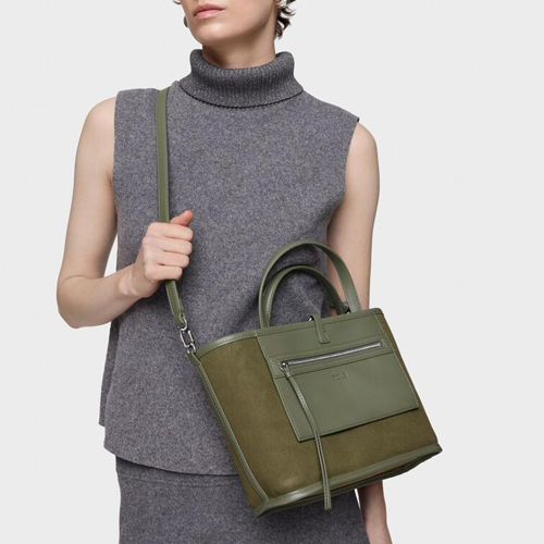 capazo tous reversible double way manifesto verde | Bolsos Tous Oficial