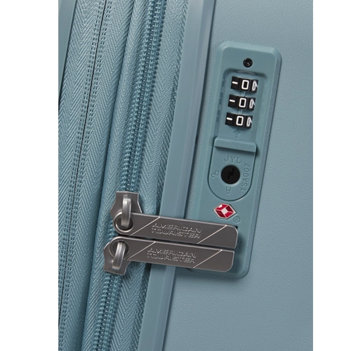 maleta american tourister neovibe verde cerrradura | maletas rigidas american tourister