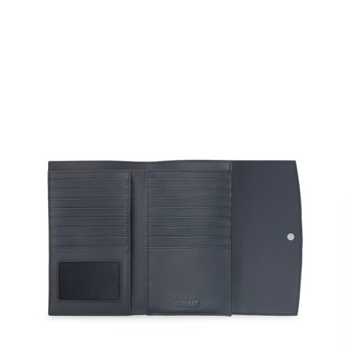 Billetera grande Tous Flap Lucia gris