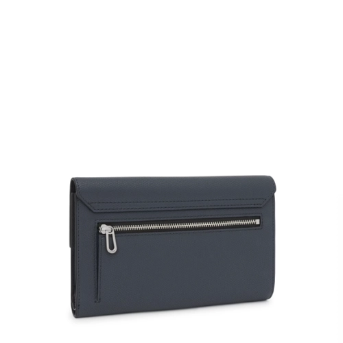 Billetera grande Tous Flap Lucia gris