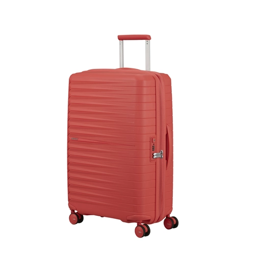maleta american tourister mediana fastforward coral | maletas rigidas