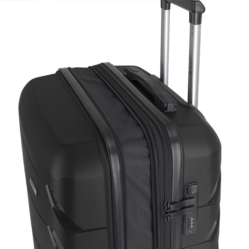 maleta gabol cabina origami negro ampliacion | maletas cabina gabol