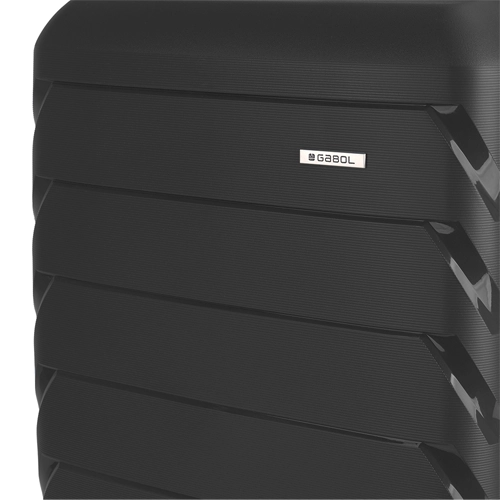 maleta gabol origami negro frente | maletas cabina gabol