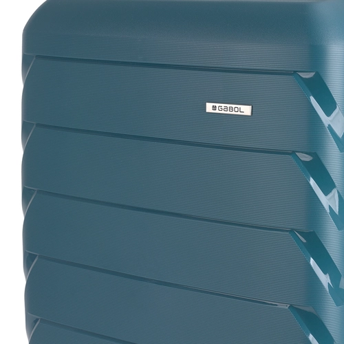 maleta gabol origami turquesa frente | maletas cabina gabol